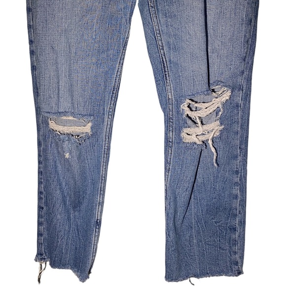 Abercrombie Womens Size 28/6R CURVE LOVE The Ankle Straight Ultra High Rise - Picture 3 of 11